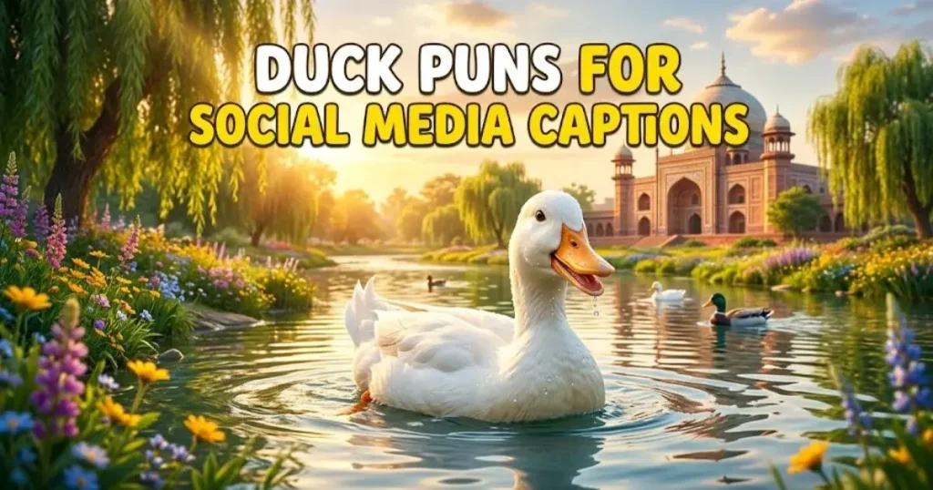 Duck Puns for Social Media Captions