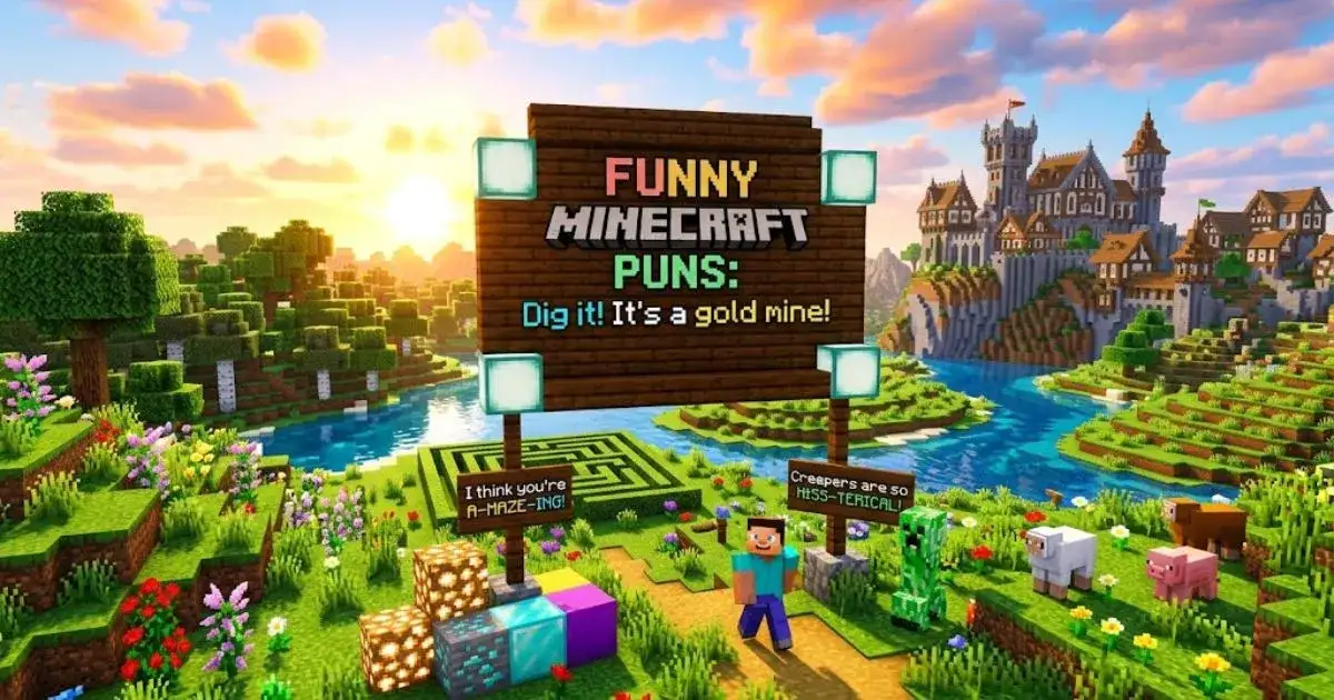 Funny Minecraft Puns