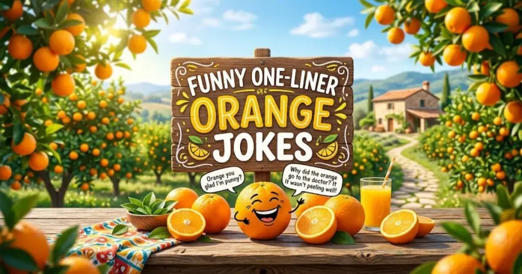 Funny One-Liner Orange Jokes