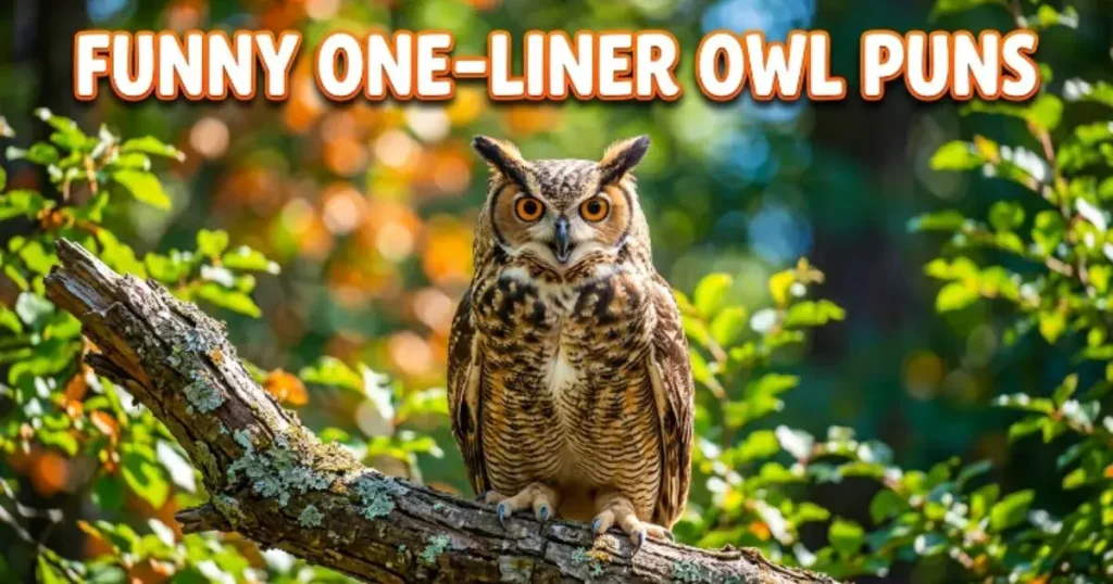 Funny One-Liner Owl Puns