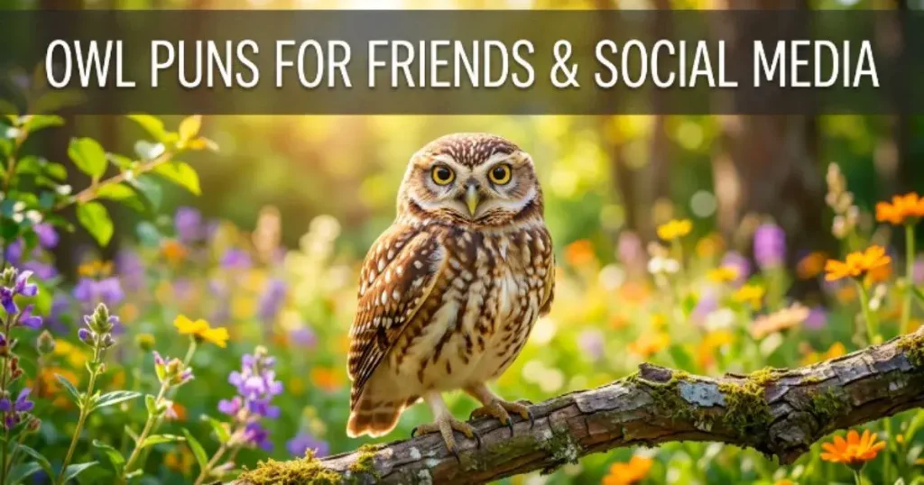 Owl Puns for Friends & Social Media