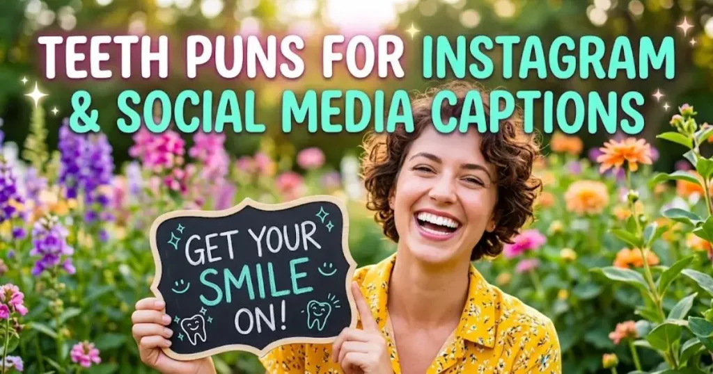 Teeth Puns for Instagram & Social Media Captions